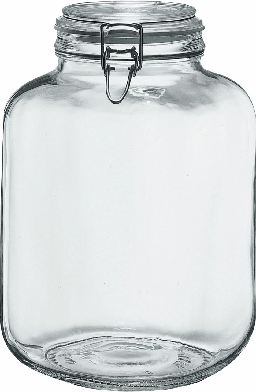 Einmachglas 110 x 110 x 257 mm / 4,25 l mit Bügelverschluß Primizie Ermetico