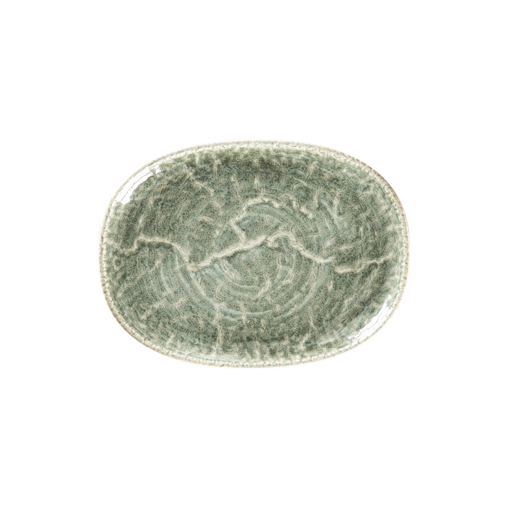Coupplatte oval 250 x 190 mm Sage green Krush Sage Green