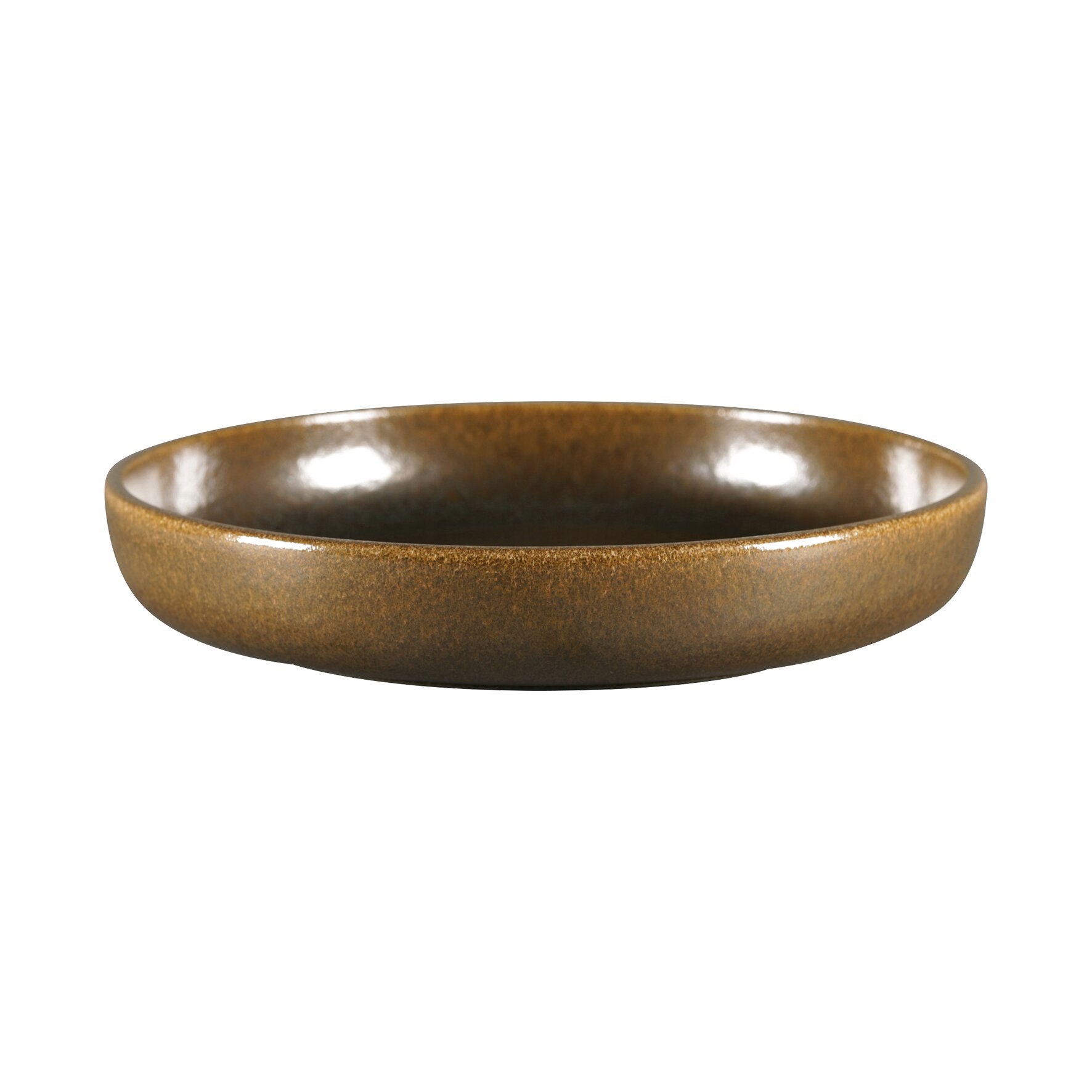 Teller tief rund 258 mm / 1,51 l rust brown Ease Rust Brown
