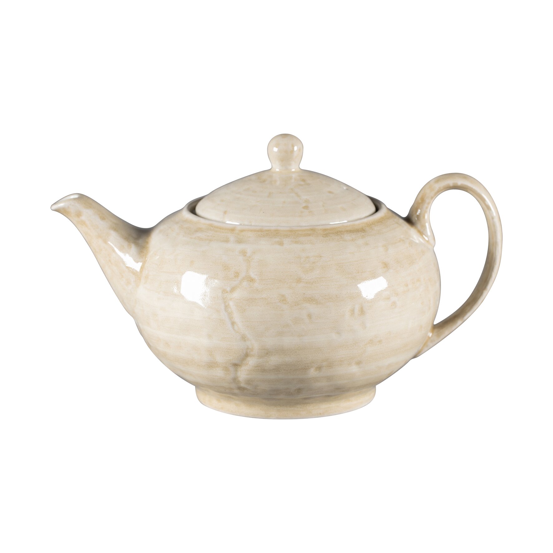 Teekanne mit Deckel 162 mm / 1,20 l Vanilla beige Krush Vanilla Beige