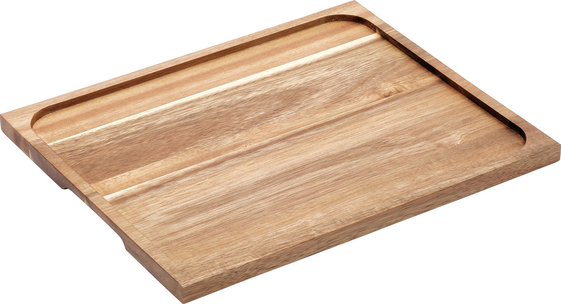 Holztablett "Acacia" 34,5x28,5x1,5cm Acacia