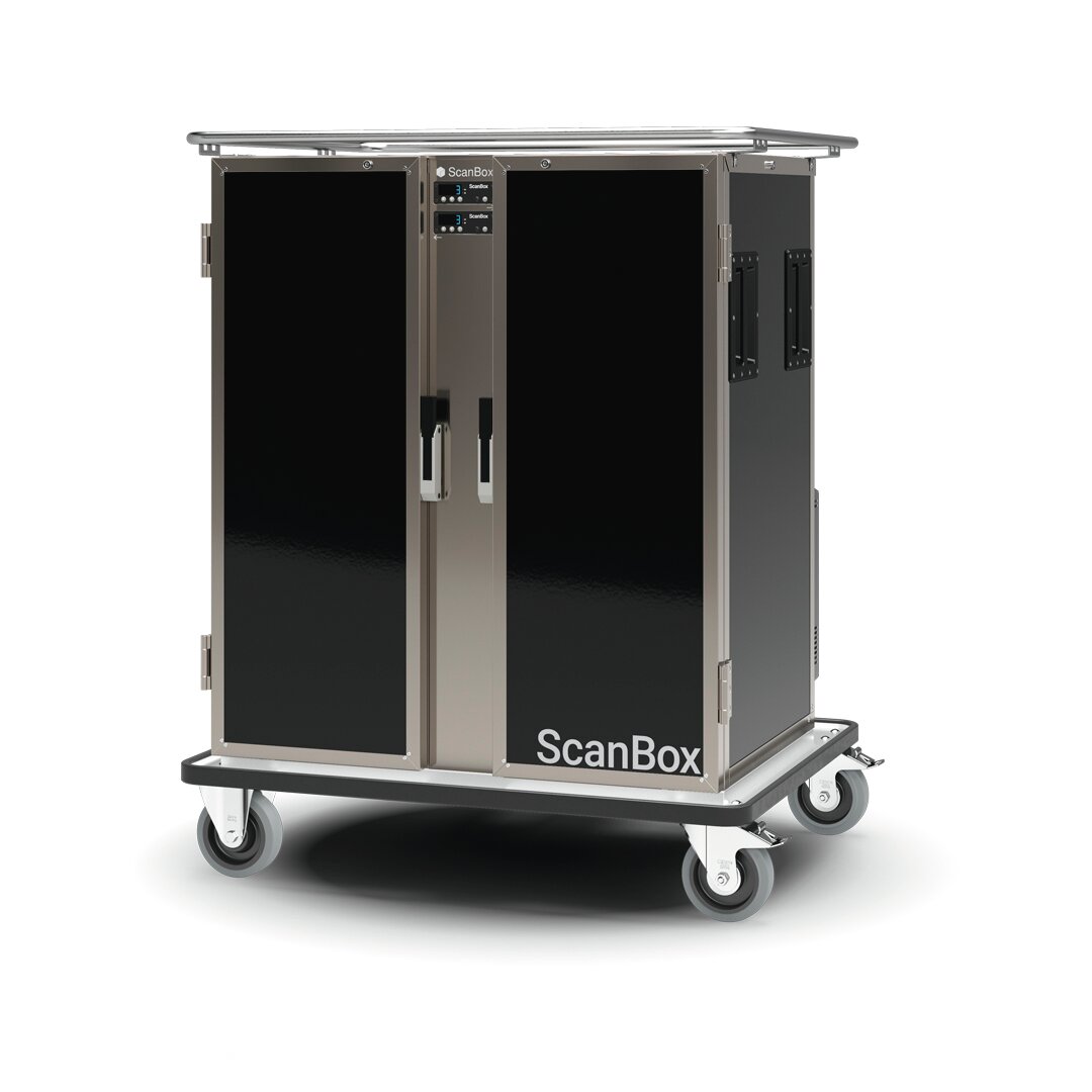 Speisentransportwagen 2 x 12 Einschübe GN 1/1-65 Peltierkühlung