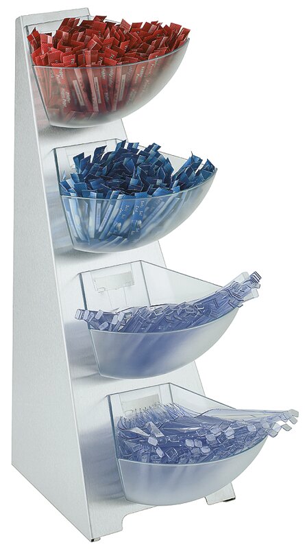Multi-Rack 4-stufig 190 x 310 x 530 mm / Gestell + 4 Schütten je 1,00 l