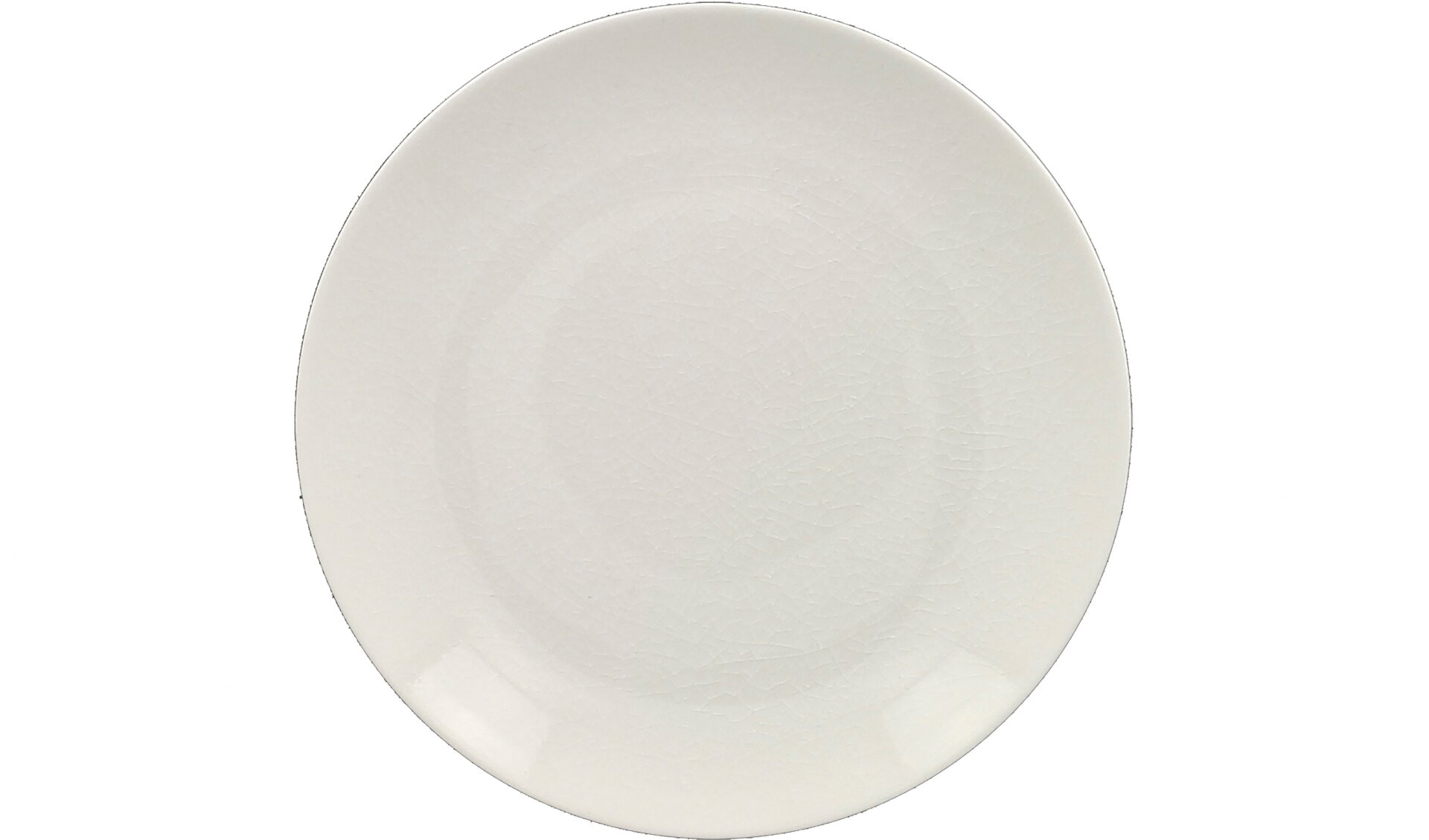 Coupteller flach 210 mm plain-white Vintage