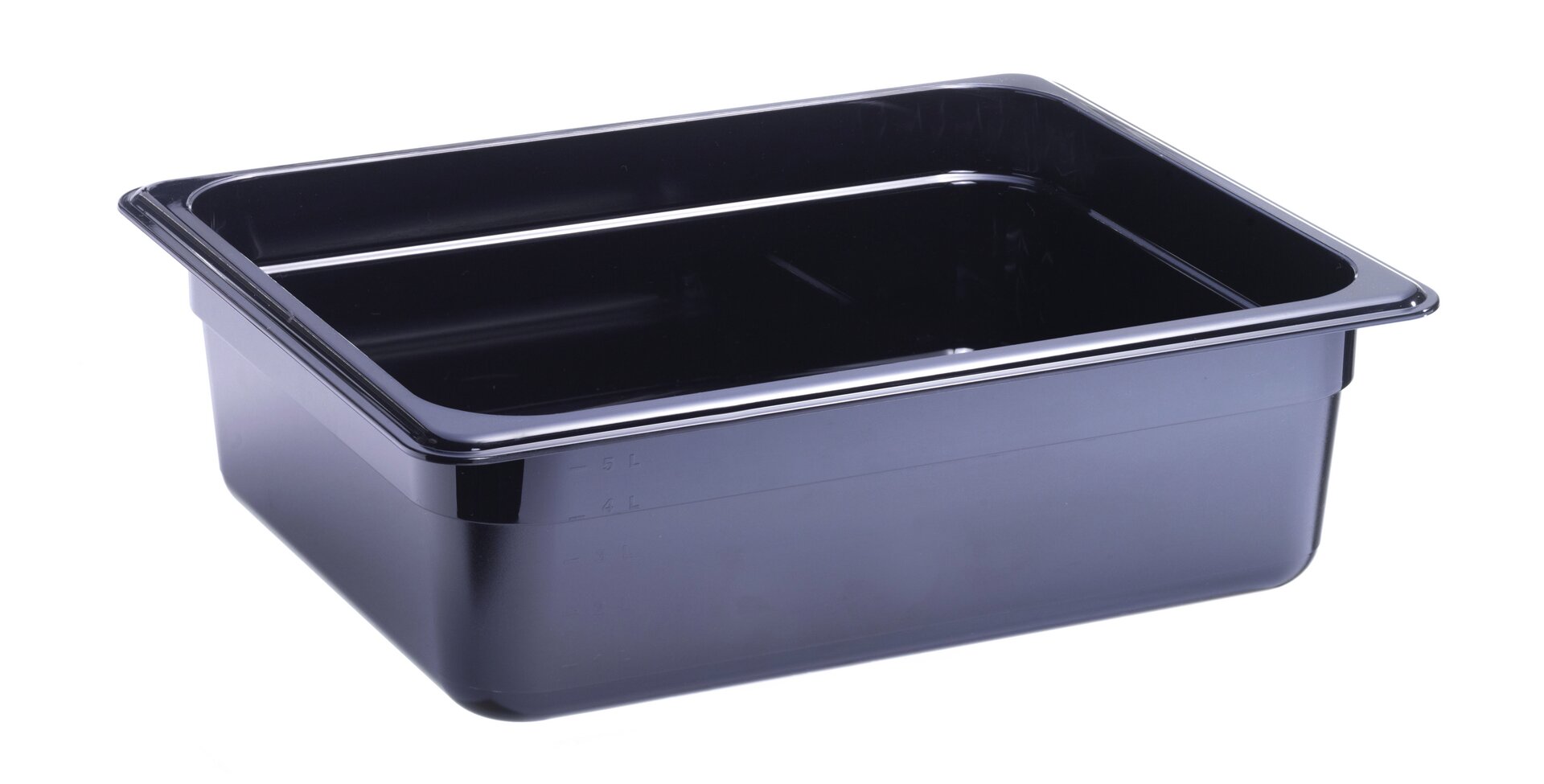 GN-Behälter GN 1/2 325 x 265 x 100 mm Polycarbonat schwarz
