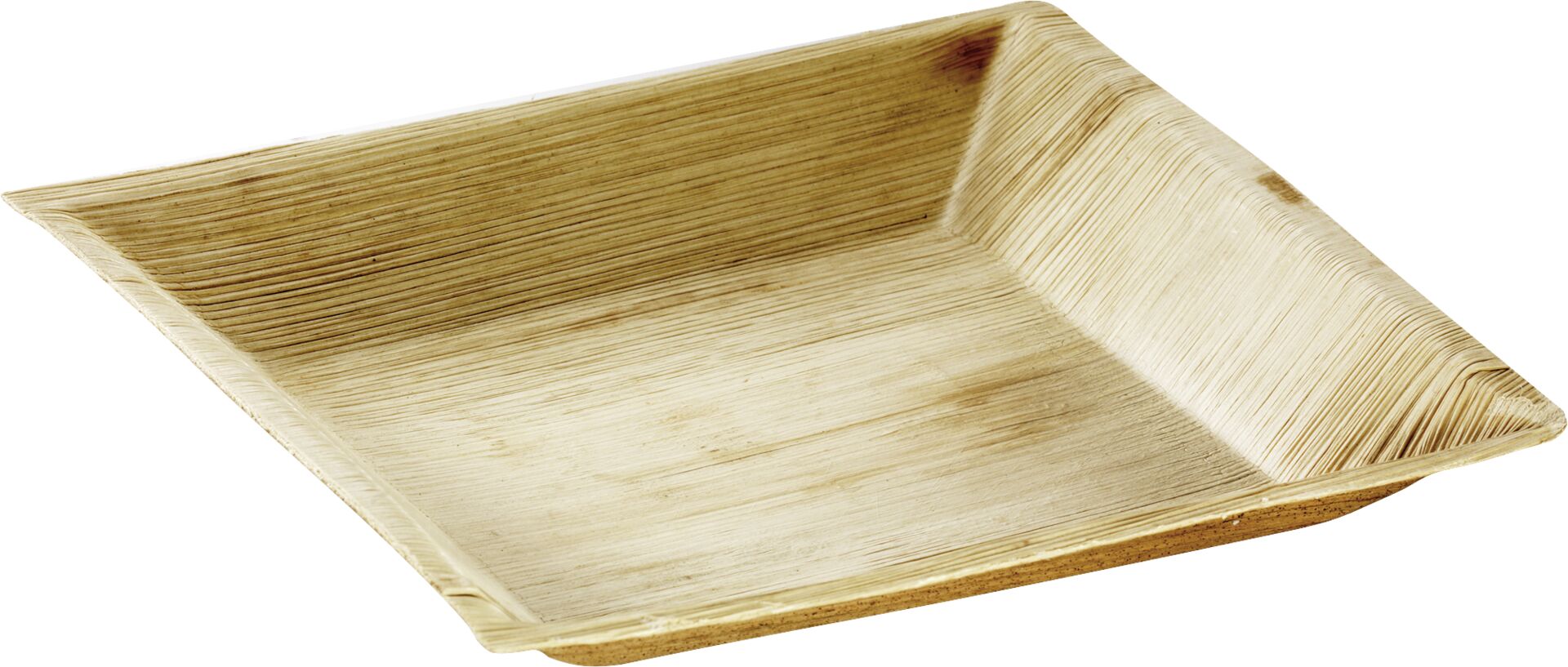Schale / Teller quadratisch "Palmblatt" flach