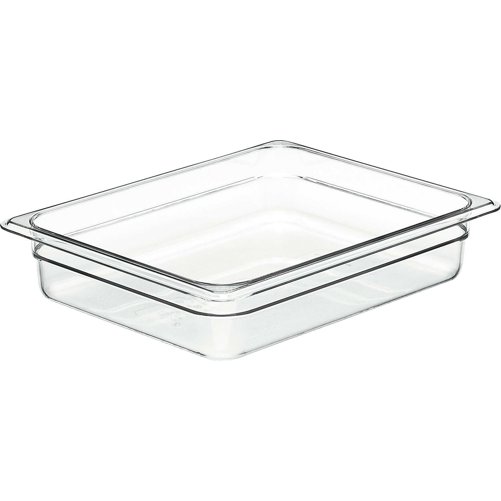 GN-Behälter GN 1/2 325 x 265 x 65 mm Copolymer BPA-frei transparent black