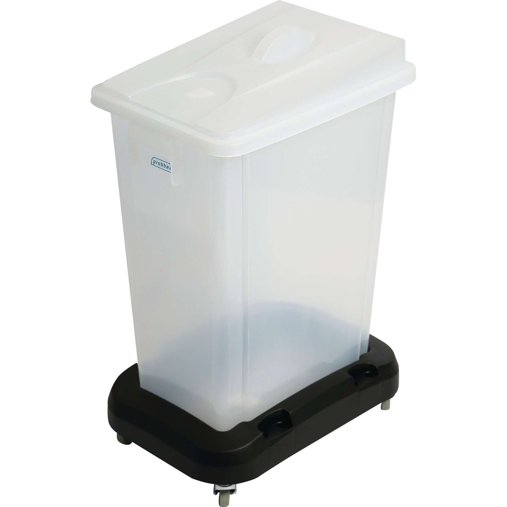 Zutatenbehälter 60 l lebensmittelecht m. Rollwagen / transparent