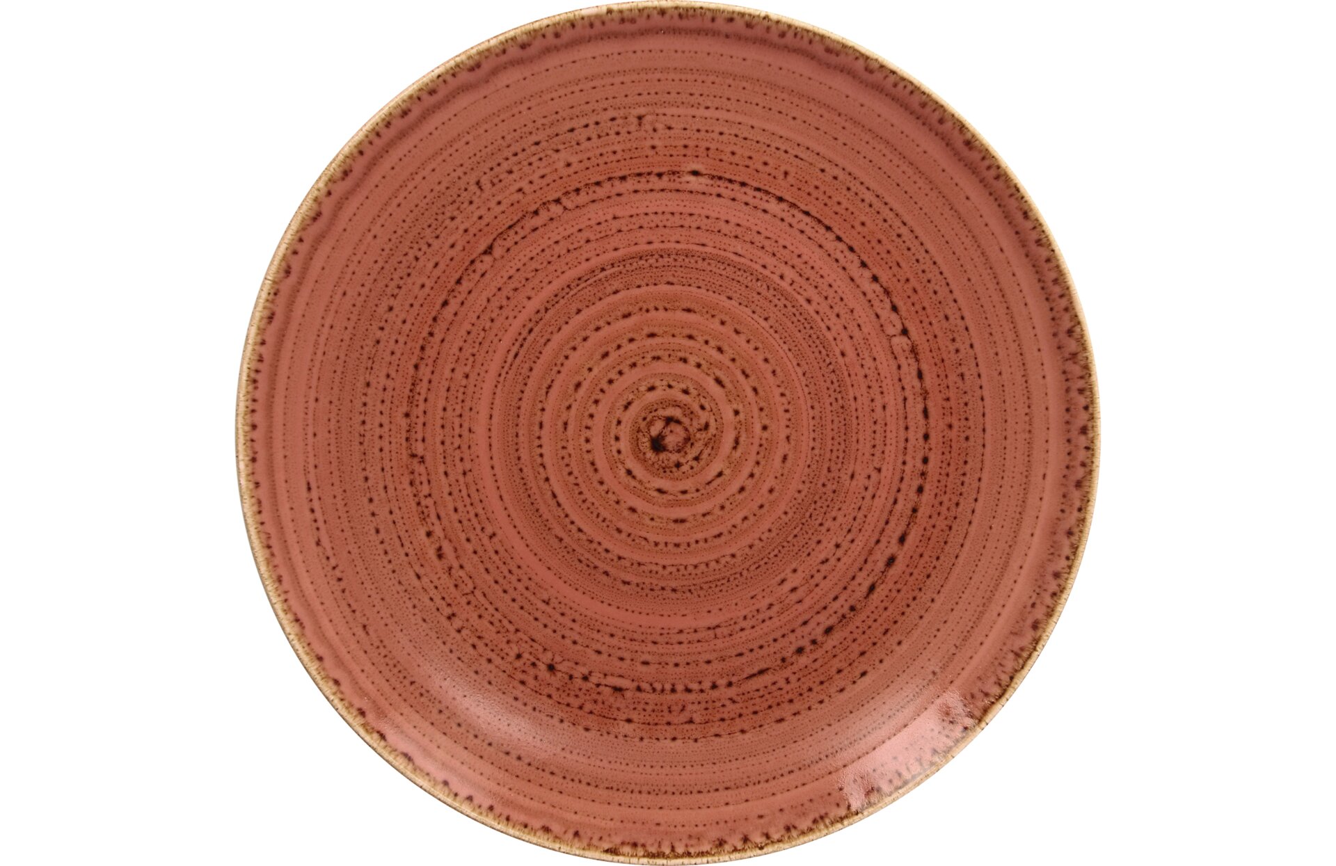 Coupteller flach 290 mm coral Twirl
