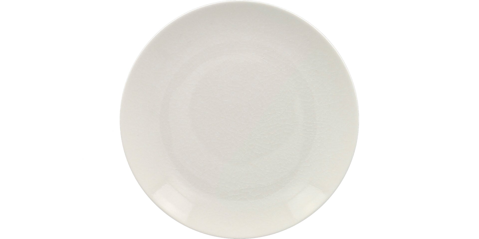 Coupteller flach 180 mm plain-white Vintage