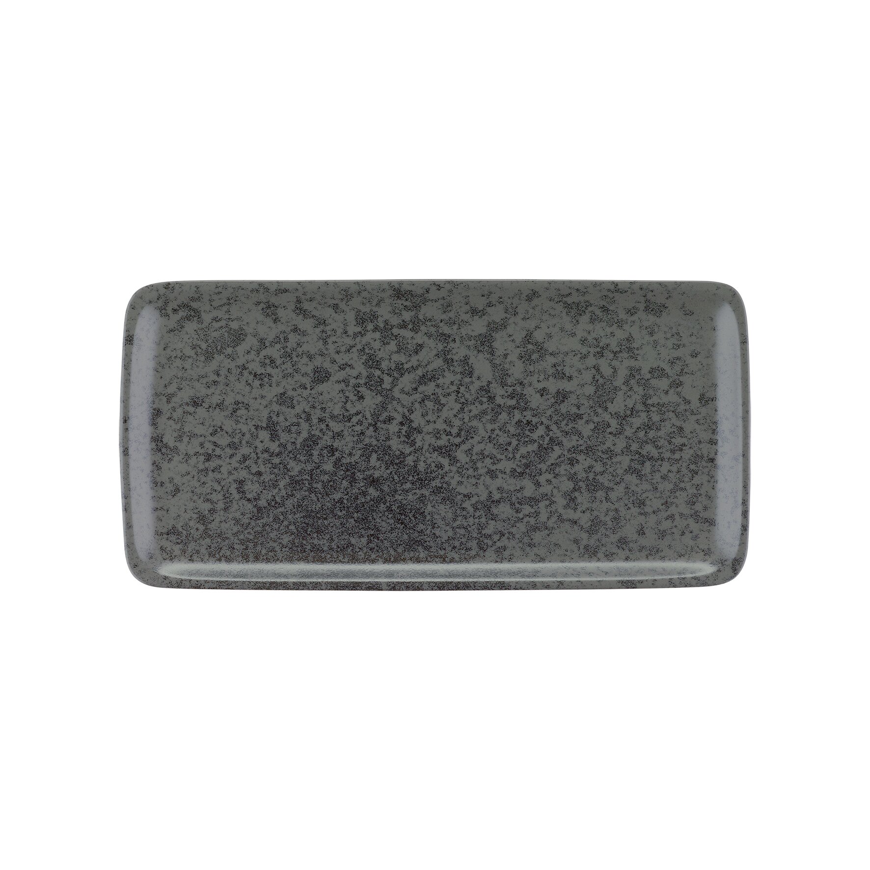 Platte rechteckig 305 x 150 mm black