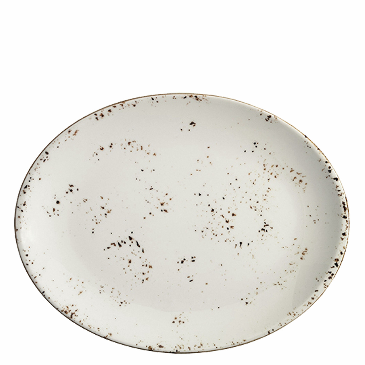 Platte oval Moove 310 x 240 mm Grain