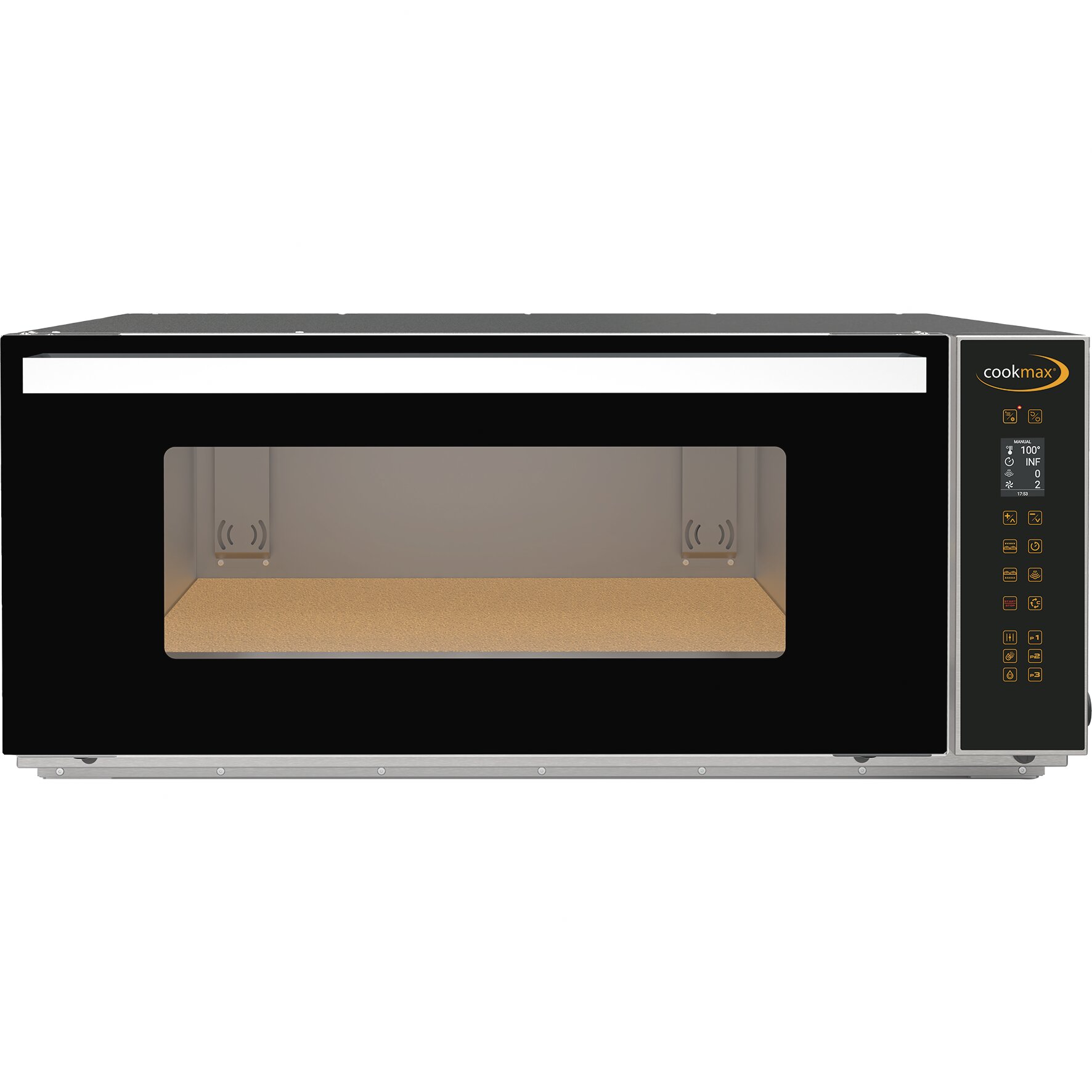 Ladenbackofen 1 x 600 x 400 /  programmierbare Steuerung / mit Boiler