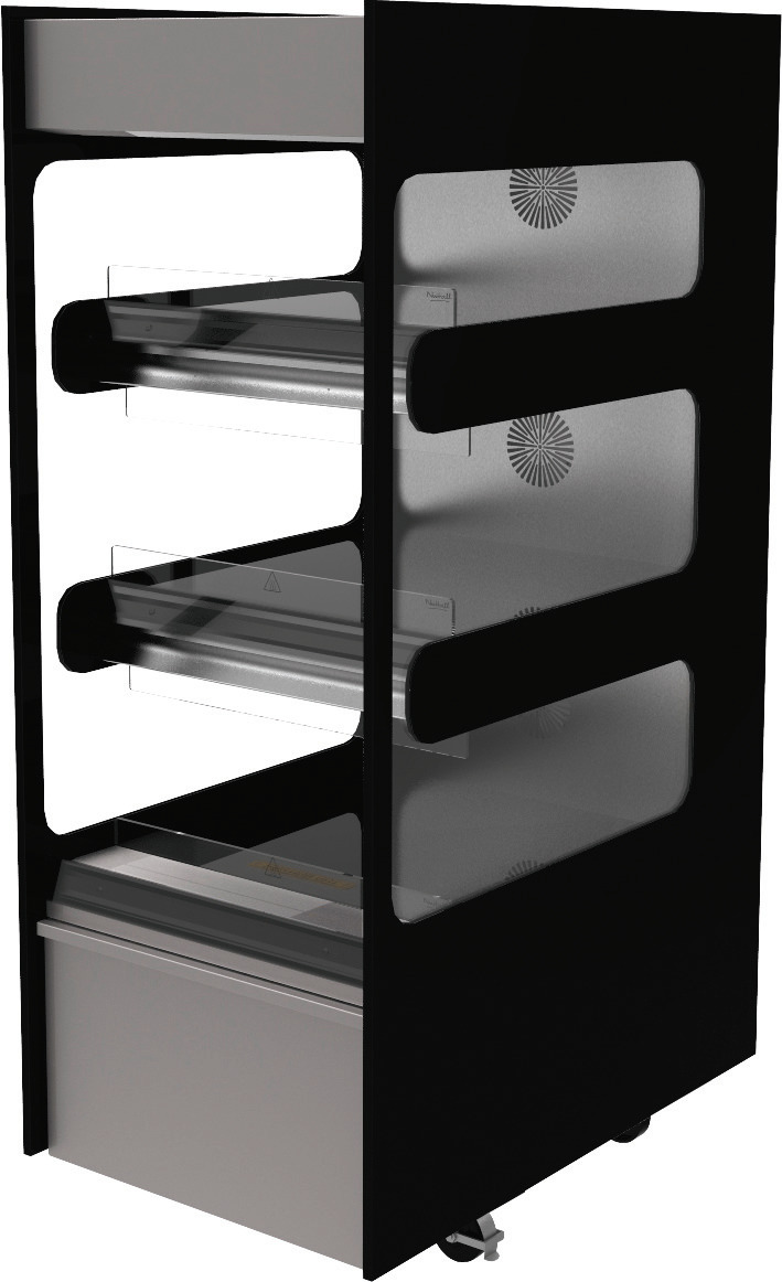 Speisenausgabevitrine Standmodell  3 Etagen / 1000 Square