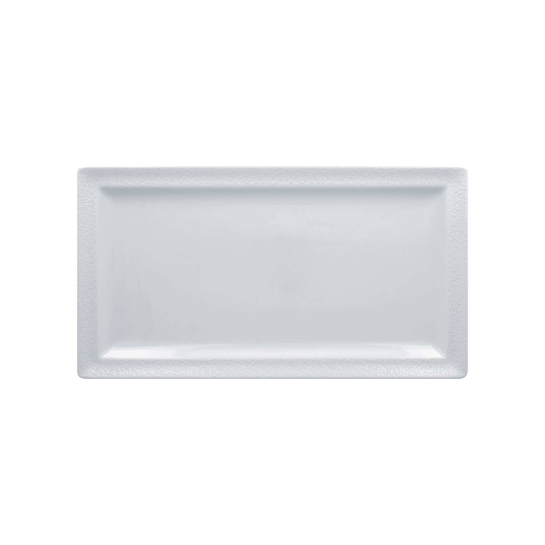 Teller flach rechteckig 385 x 210 mm weiß Charm Plus
