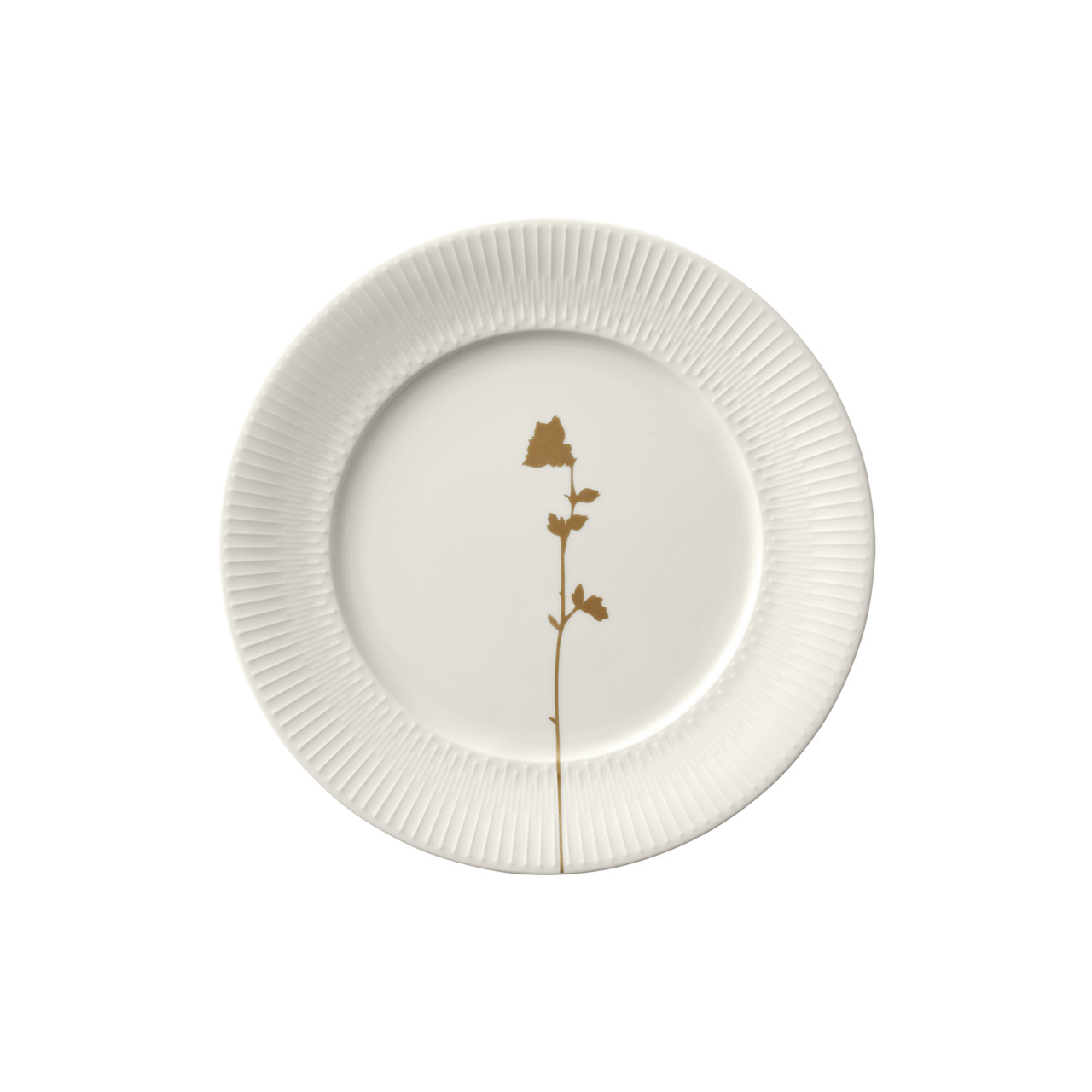 Teller flach mit Fahne 213 mm Relief Picked