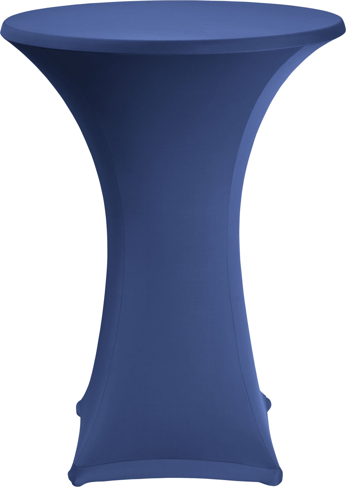 Stehtischbezug 70 cm marineblau