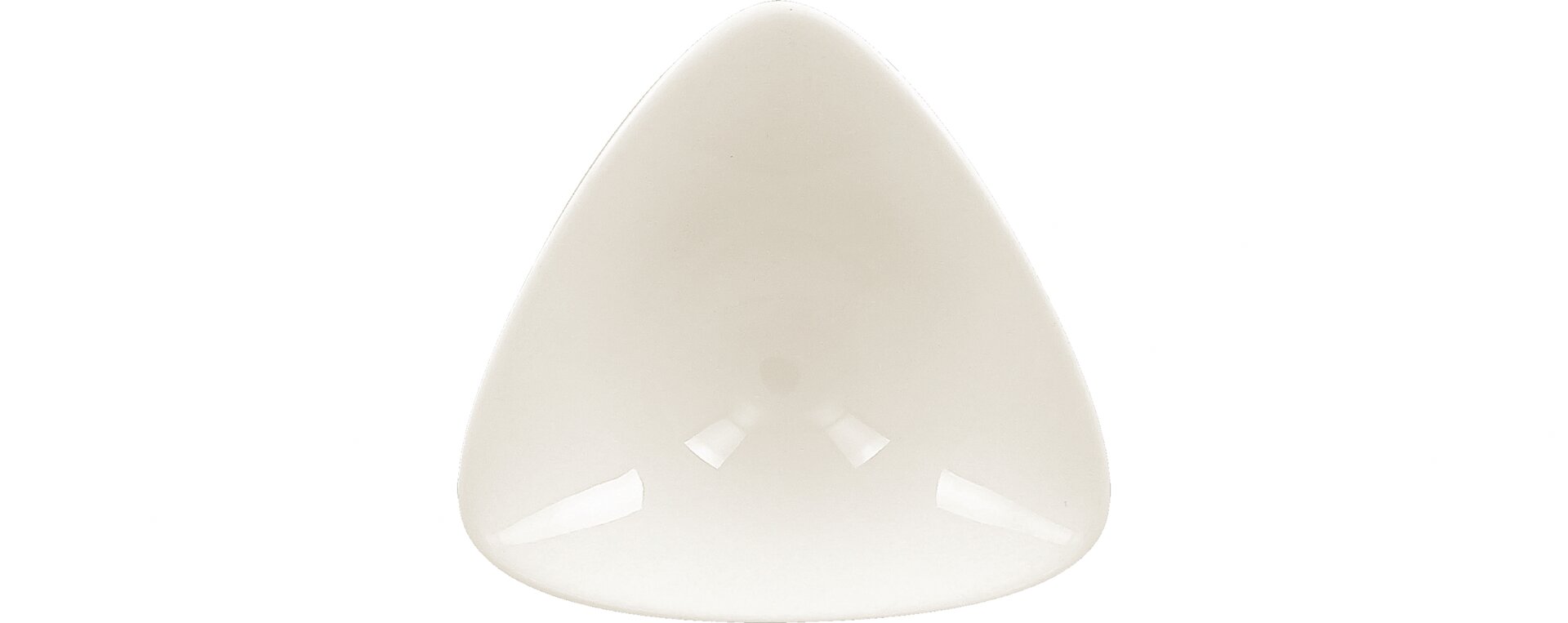 Schale dreieckig 140 mm / 0,21 l plain-white Aurea