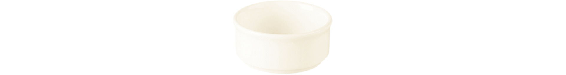 Butterschälchen stapelbar 80 mm / 0,10 l creme