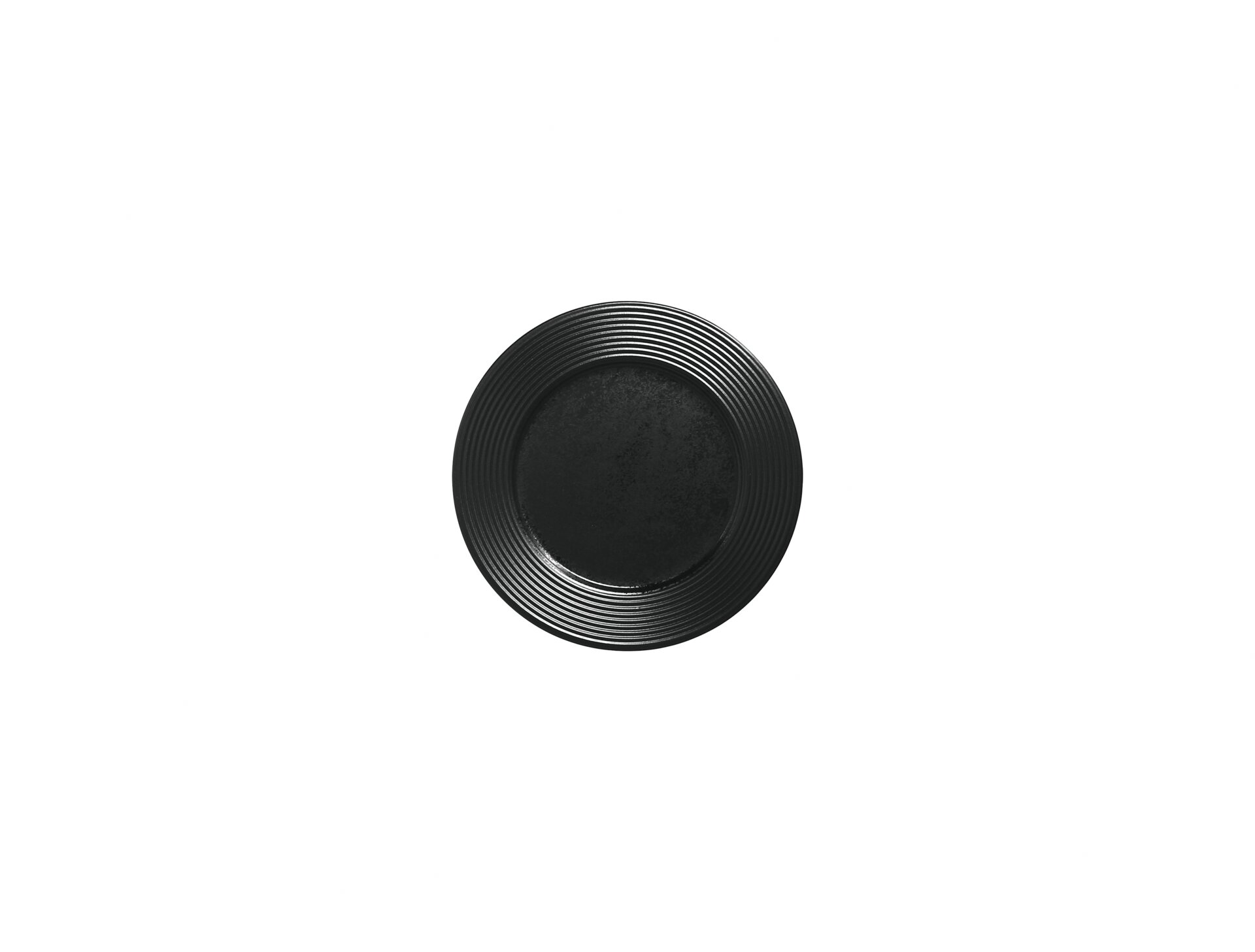 Teller flach 160 mm schwarz