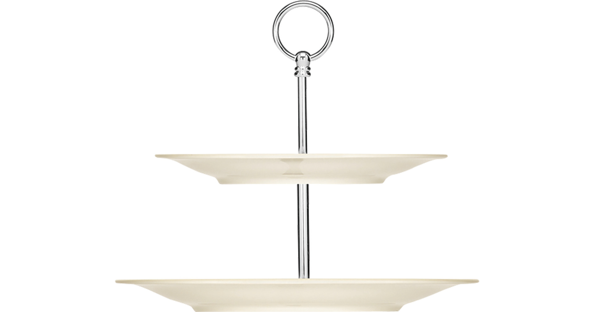 Etagere + Teller flach 2-fach  258 x 258 x 205 mm
