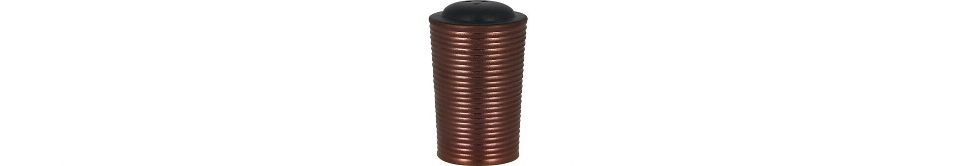 Salzstreuer 45 mm schwarz / bronze