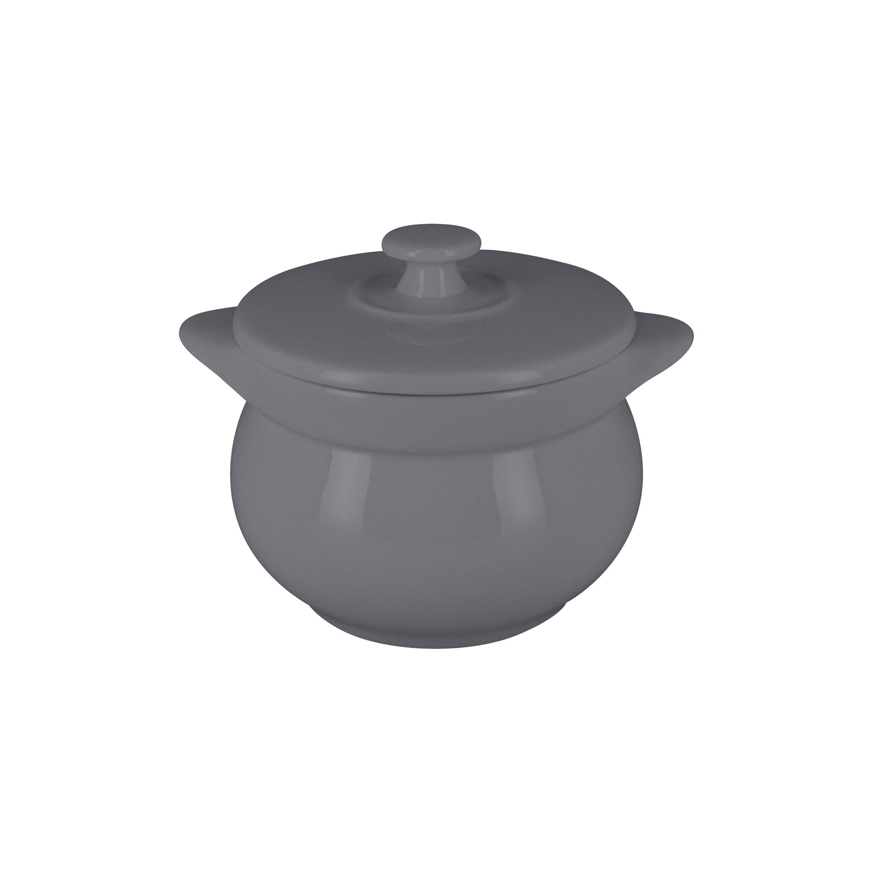 Suppenterrine rund + Deckel 106 mm / 0,45 l stone Chef´s Fusion