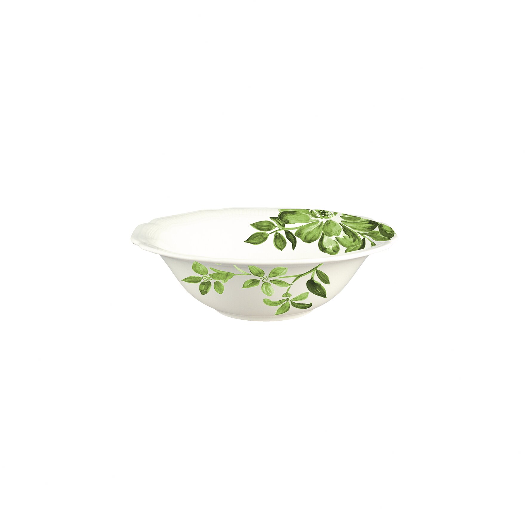 Schüssel rund mit Relief 151 mm / 0,30 l green Floral Charm