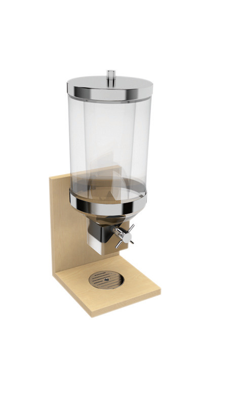 Cerealienspender 4,50 l / 210 x 200 x 555 mm Ahorn