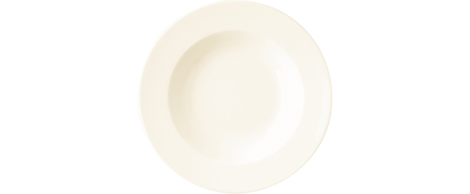 Teller tief 190 mm creme Banquet