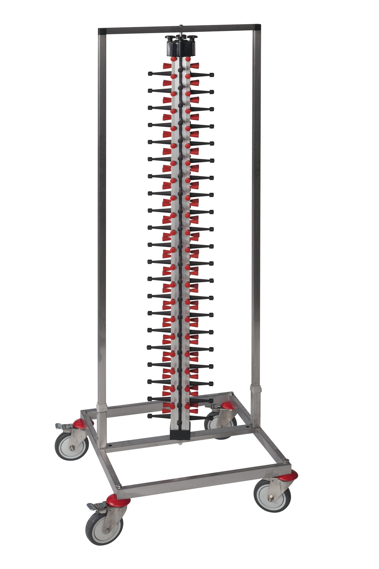 Tellerstapelsystem PLATE MATE fahrbar bis 84 Teller / H=1850 mm