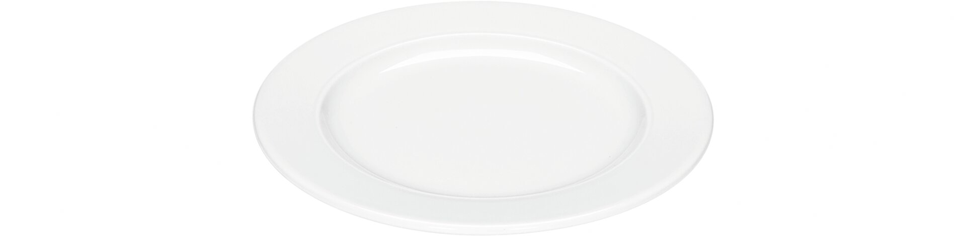 Teller flach mit Fahne 201 mm