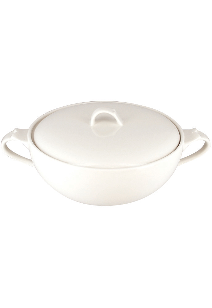 Suppenterrine mit Deckel 230 mm / 2,30 l creme