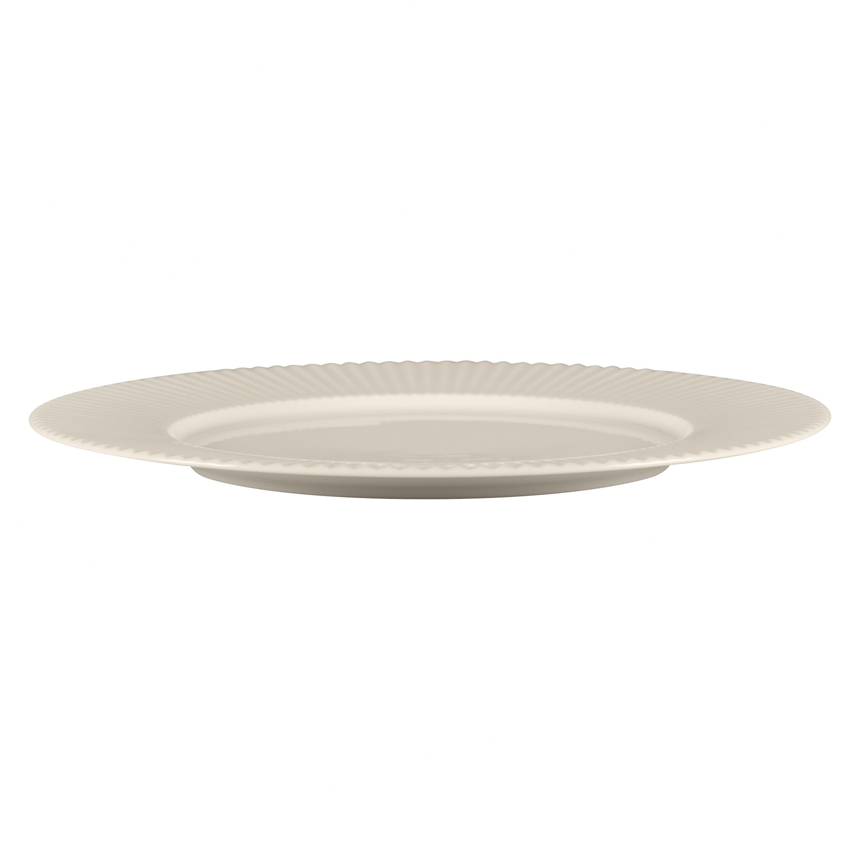 Teller flach rund mit Rand 292 mm weiß Spectra
