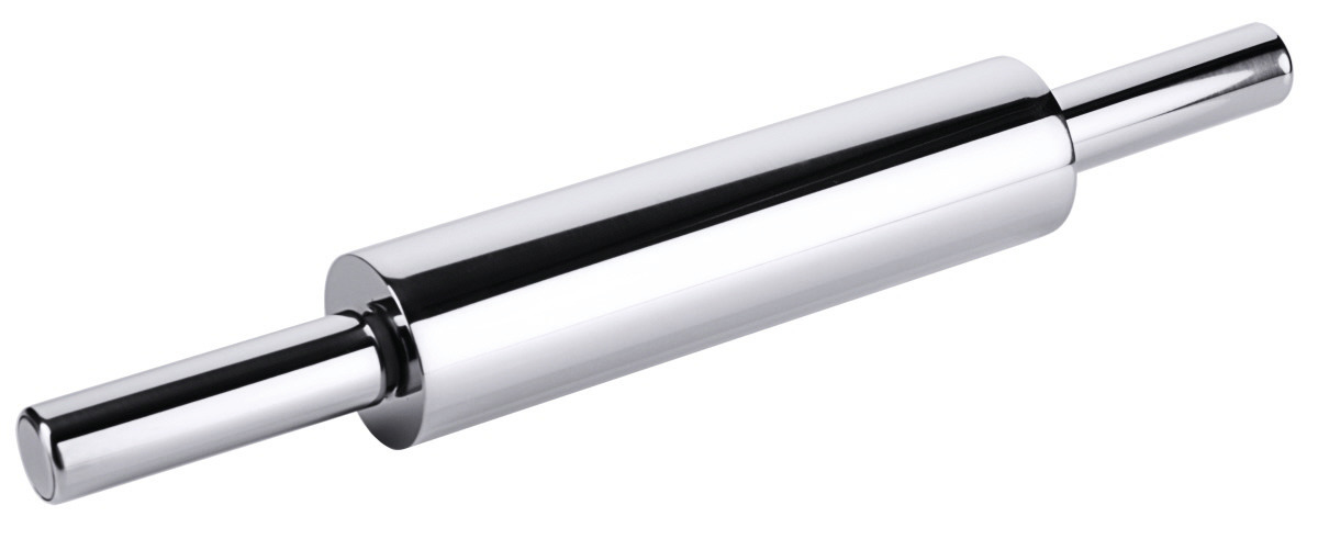 Teigrolle ganz aus Edelstahl 490 mm hochglänzend