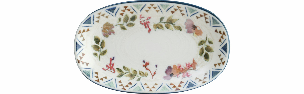 Platte oval Gourmet 192 x 111 mm Spring