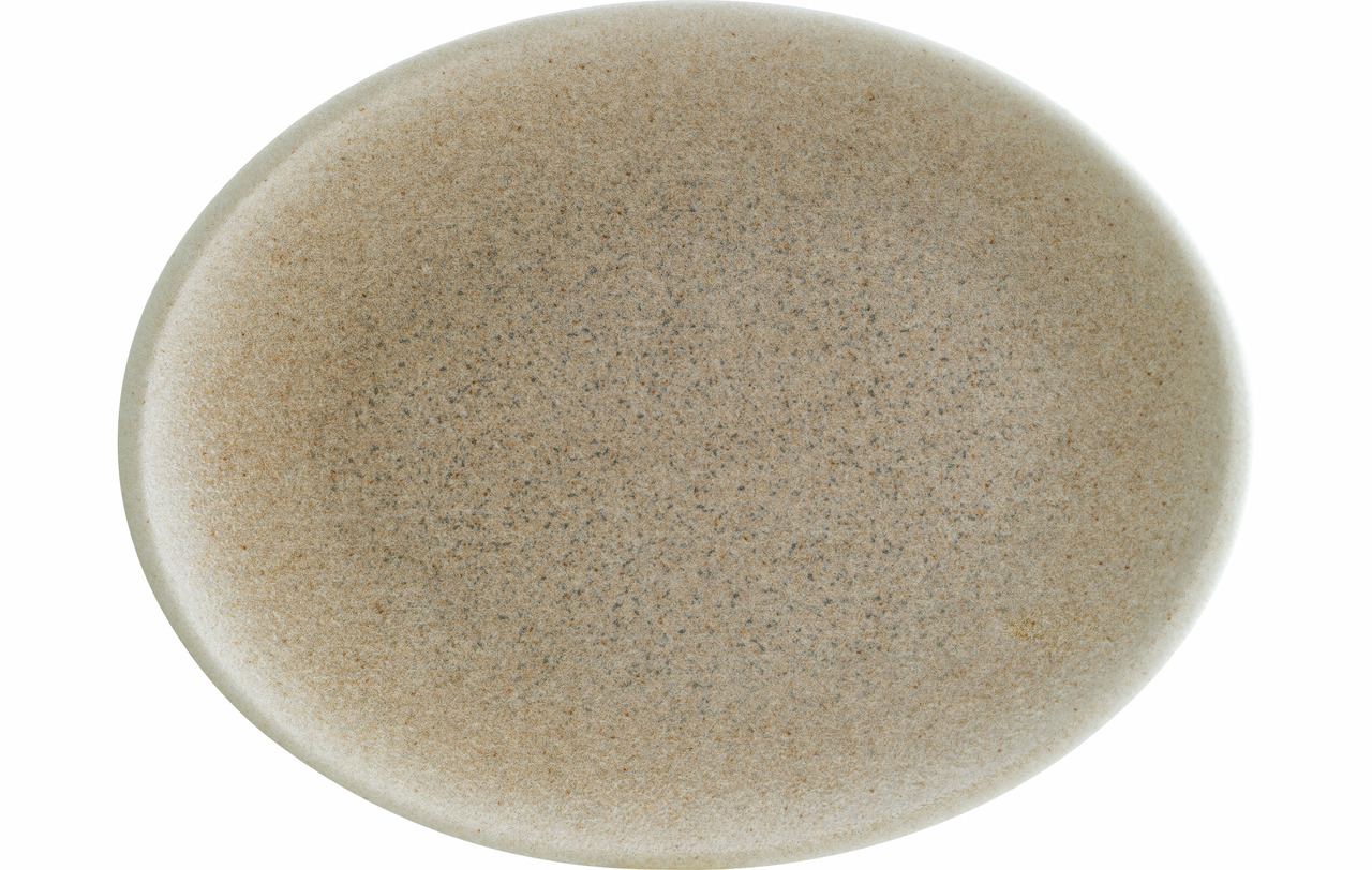 Platte oval Moove 310 x 240 mm Luca Salmon
