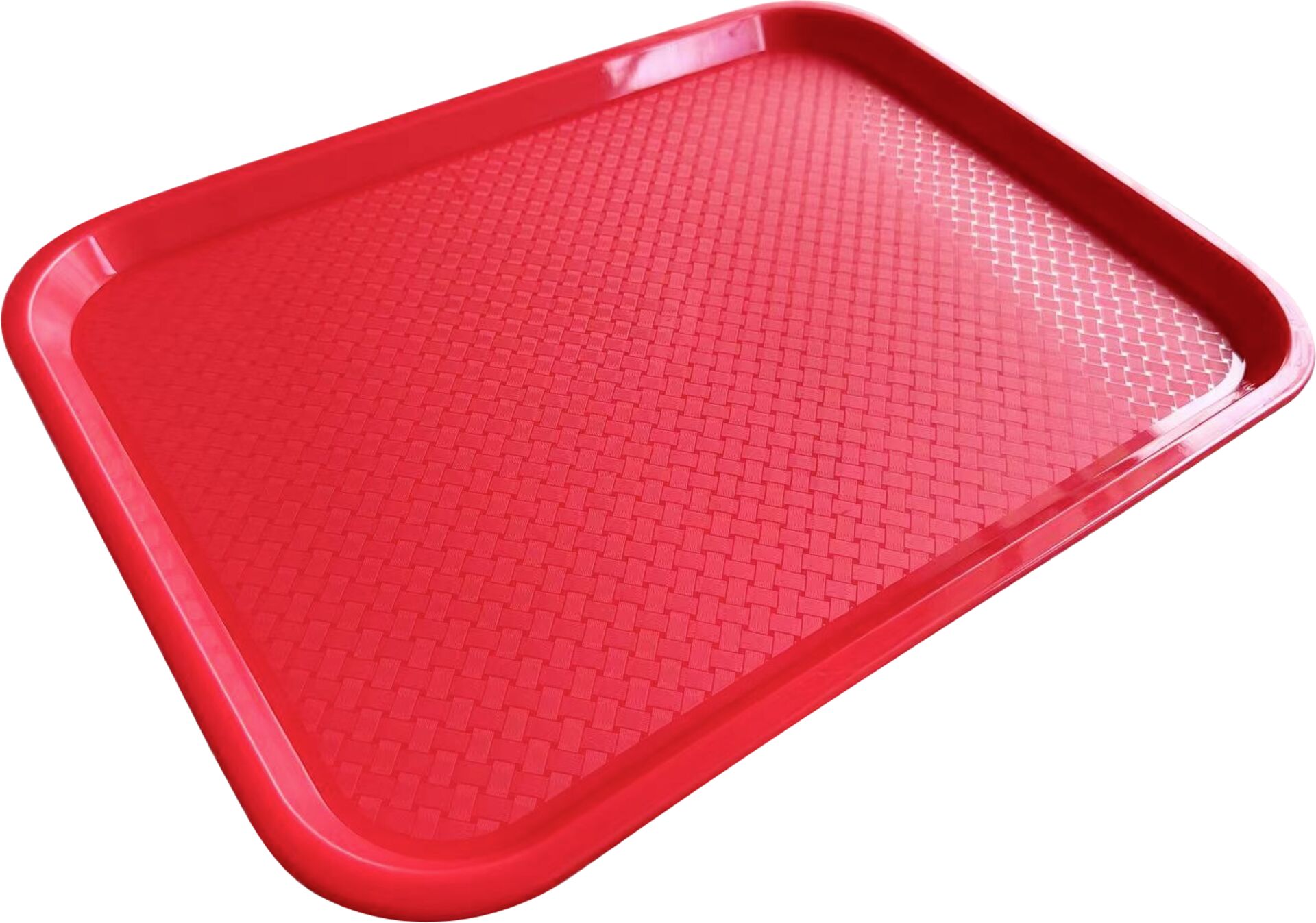 Serviertablett PP 41,5 x 31 cm rot