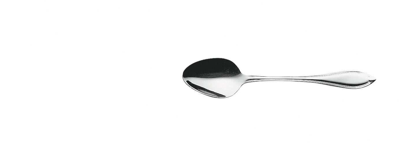 Kaffeelöffel 140 mm versilbert Diamond