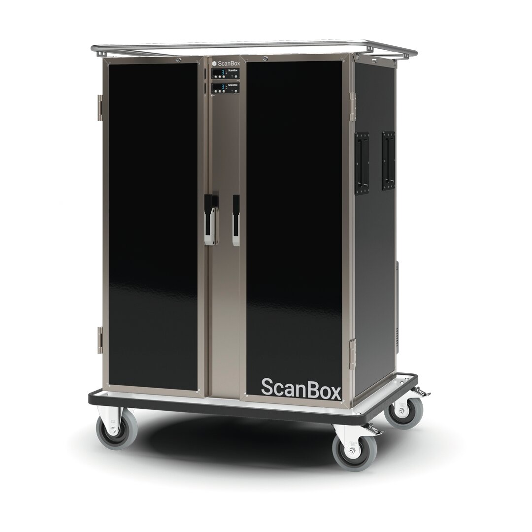 Speisentransportwagen 2 x 14 Einschübe GN 1/1-65 Peltierkühlung