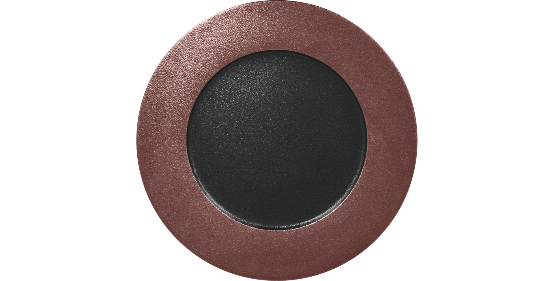 Teller flach 220 mm bronze