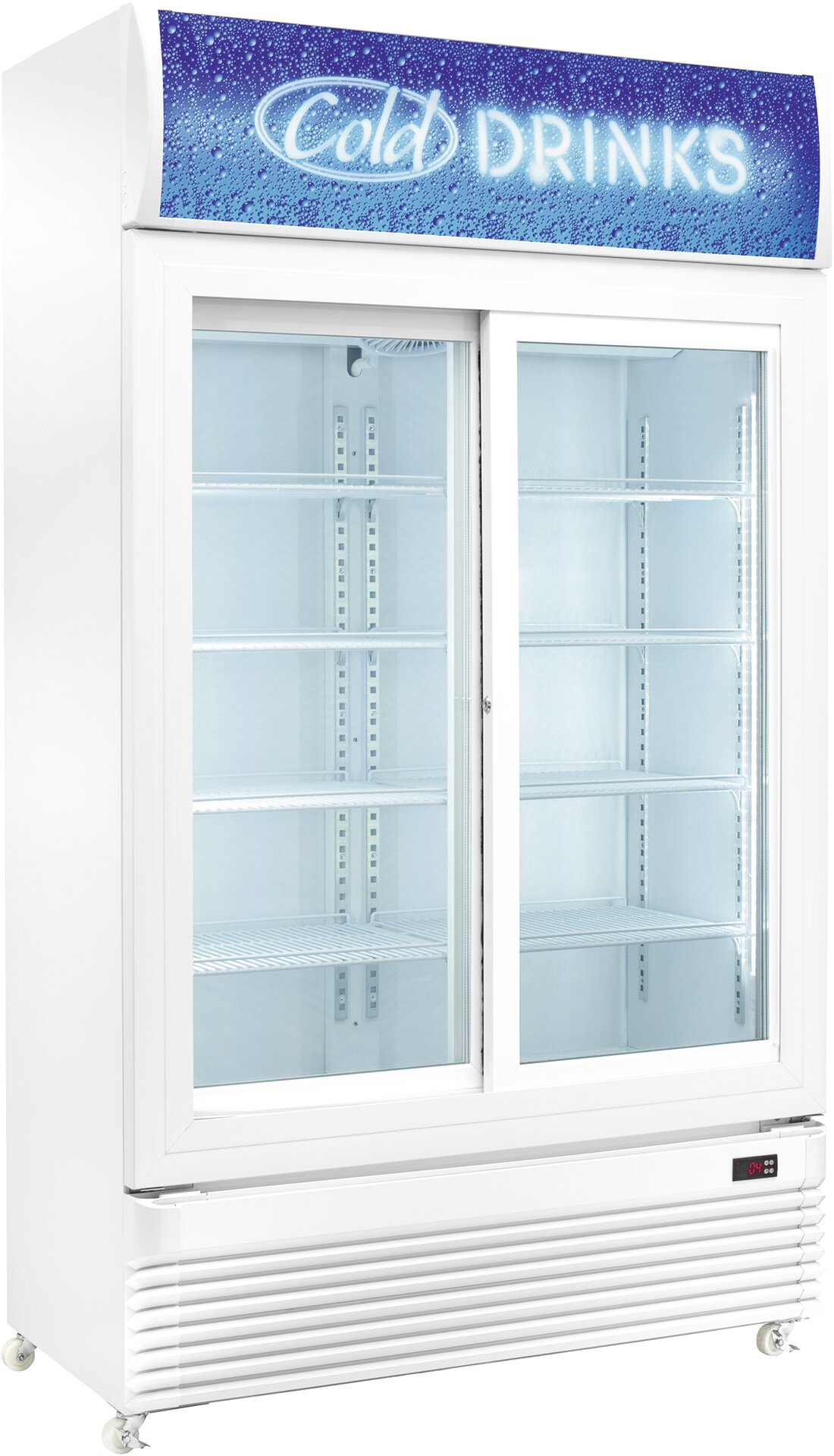 Flaschenkühlschrank Glas-Schiebetüren 750 l