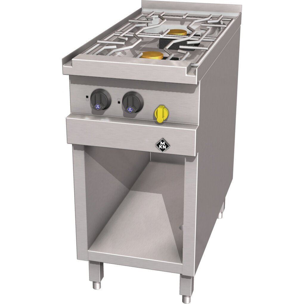 Gas-Herd 2-flammig / Optima 850 /  400 x 850 x 700 mm
