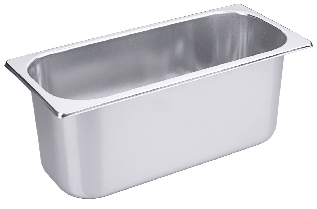 Eisbehälter 3,50 l / 360 x 165 x 80 mm seidenmatt poliert