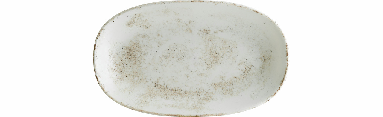 Platte oval Gourmet 192 x 111 mm Nacrous matt