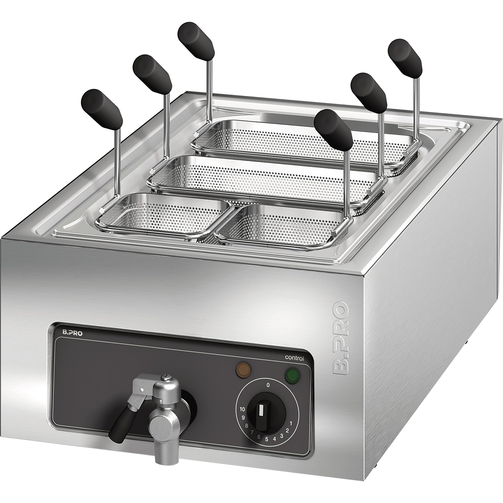Elektro-Nudelkocher 1 x 20,00 l / Wanne  509 x 304 mm / Auftischgerät