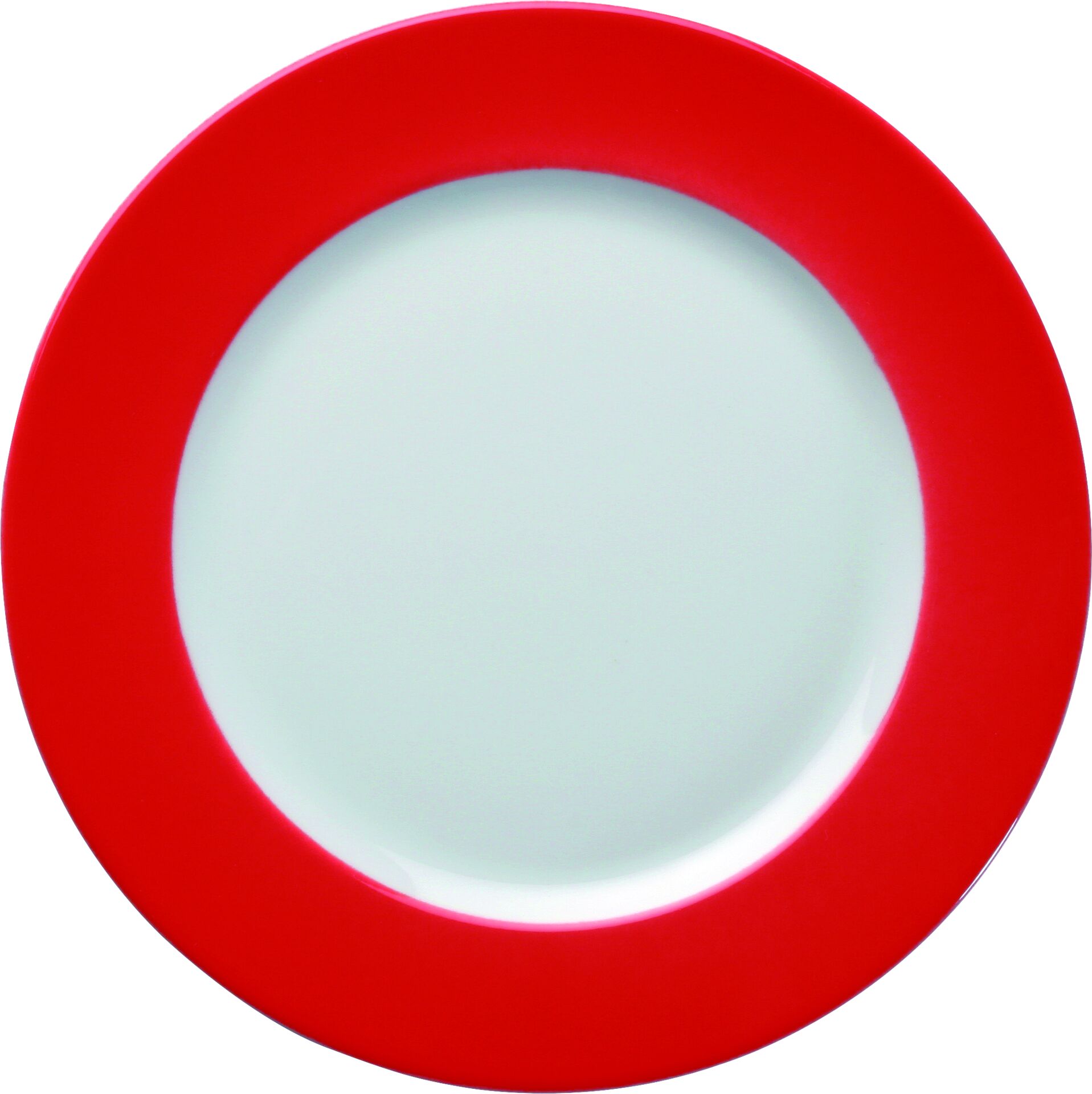 Teller flach "Barista" 26 cm rot