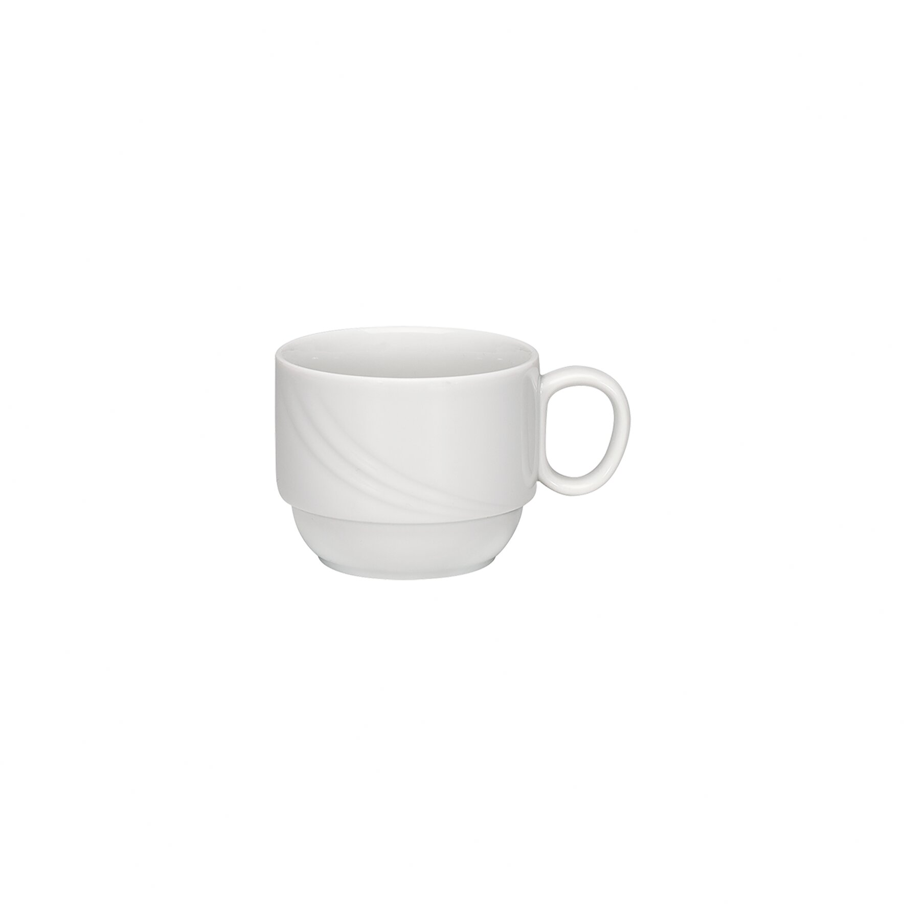 Spezialtasse stapelbar 79 mm / 0,18 l weiß Donna Senior