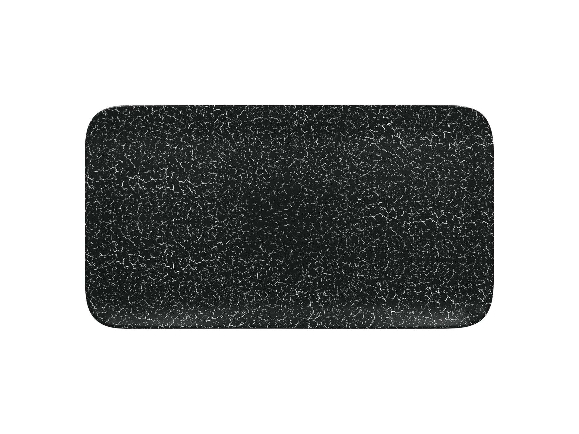 Platte rechteckig 380 x 210 mm schwarz