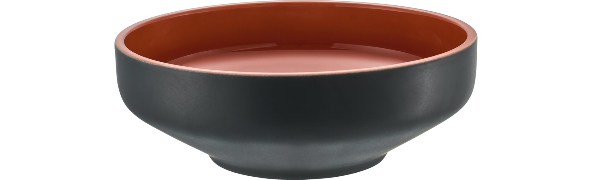 Bowl 220 mm / 1,50 l terrakotta / anthrazit Shiro Komodo